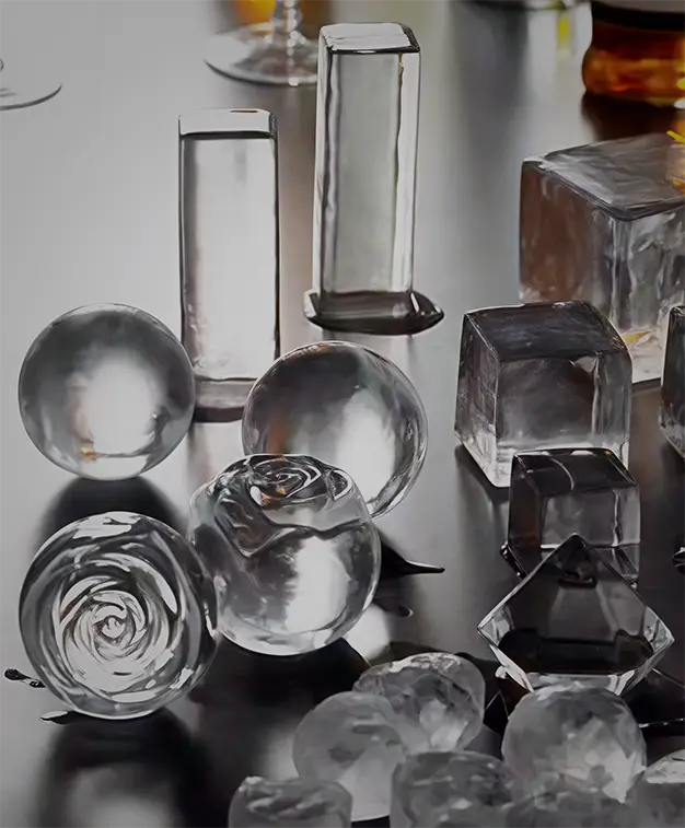 Customized shape ice