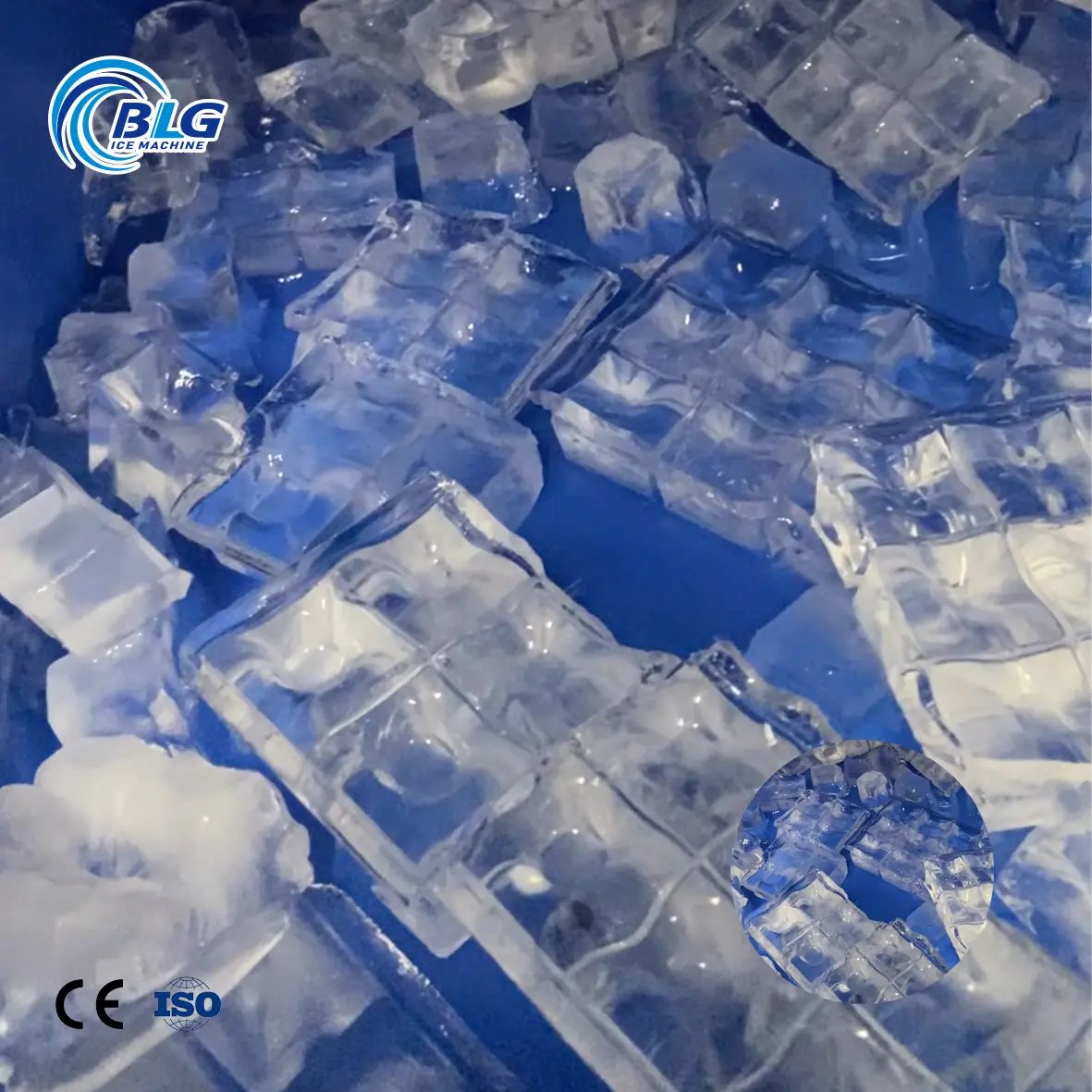 BLG-F10 1 Ton Per Day Automatic Screw Cube Ice Machine