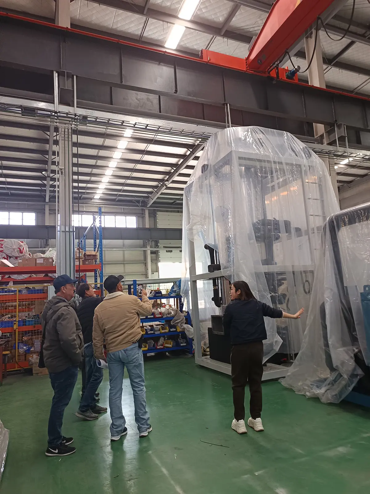 Customer from Mexico visit BLG factory